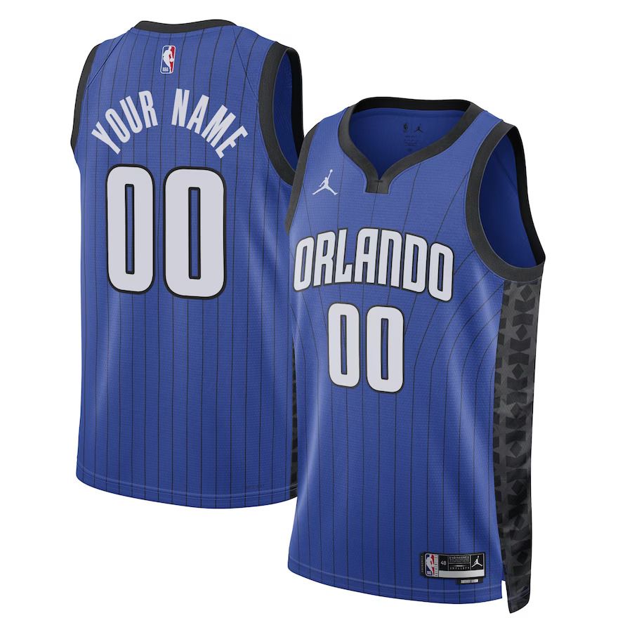 Men Orlando Magic Jordan Brand Royal 2022-23 Swingman Custom NBA Jersey